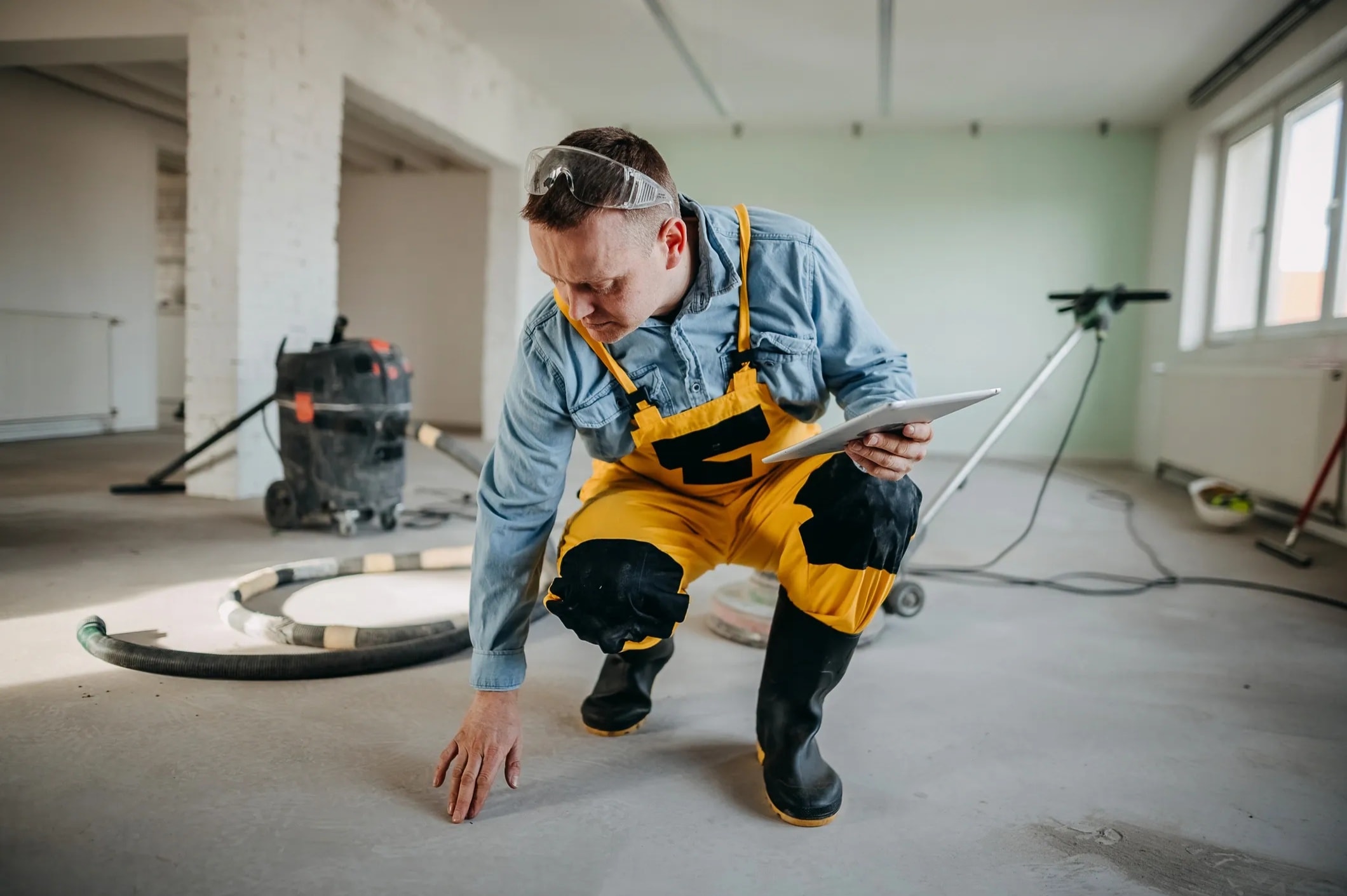King Restoration technicians at work